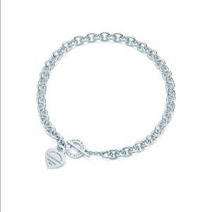 Tiffany Heart Tag Toggle Necklace